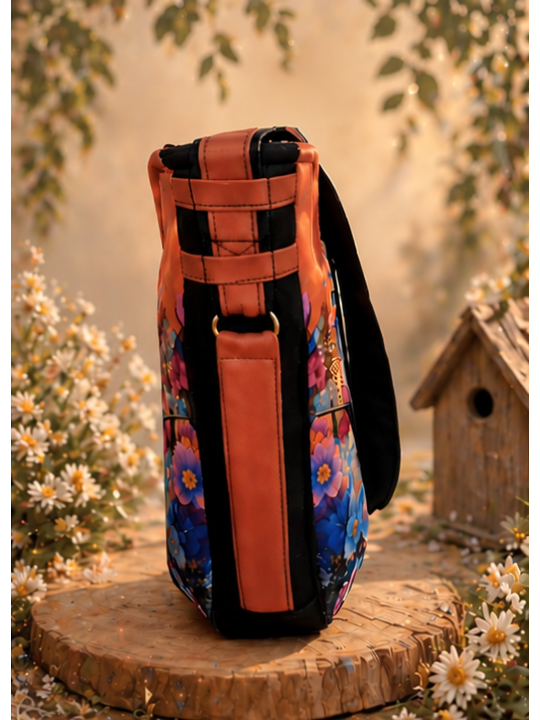 Sac Bandoulière " vol printannier"