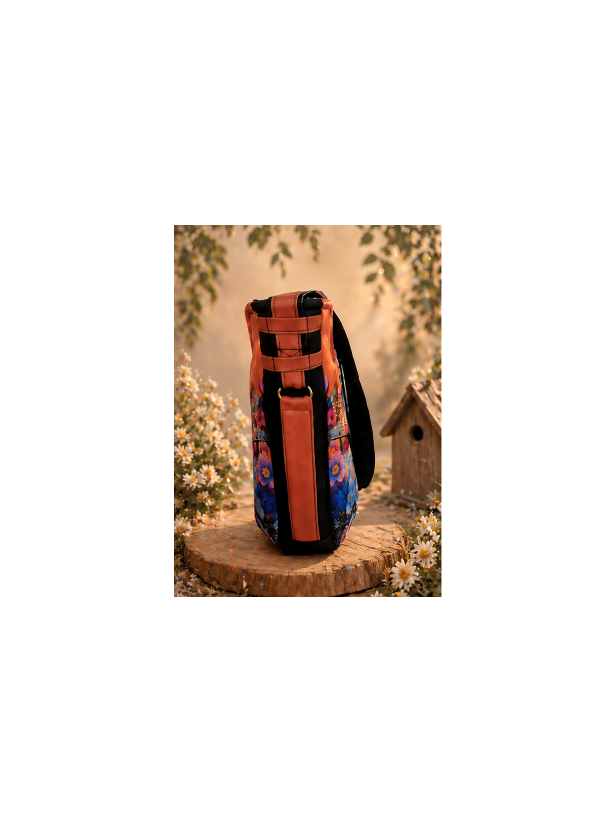 Sac Bandoulière " vol printannier"