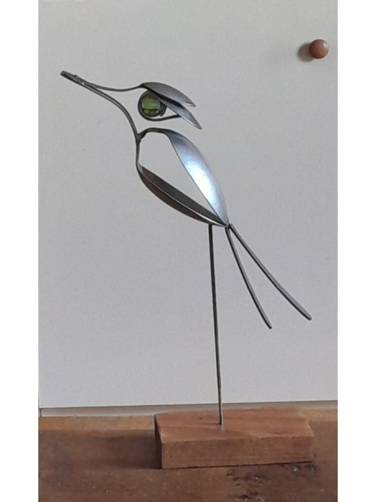 Sculpture métal, oiseau