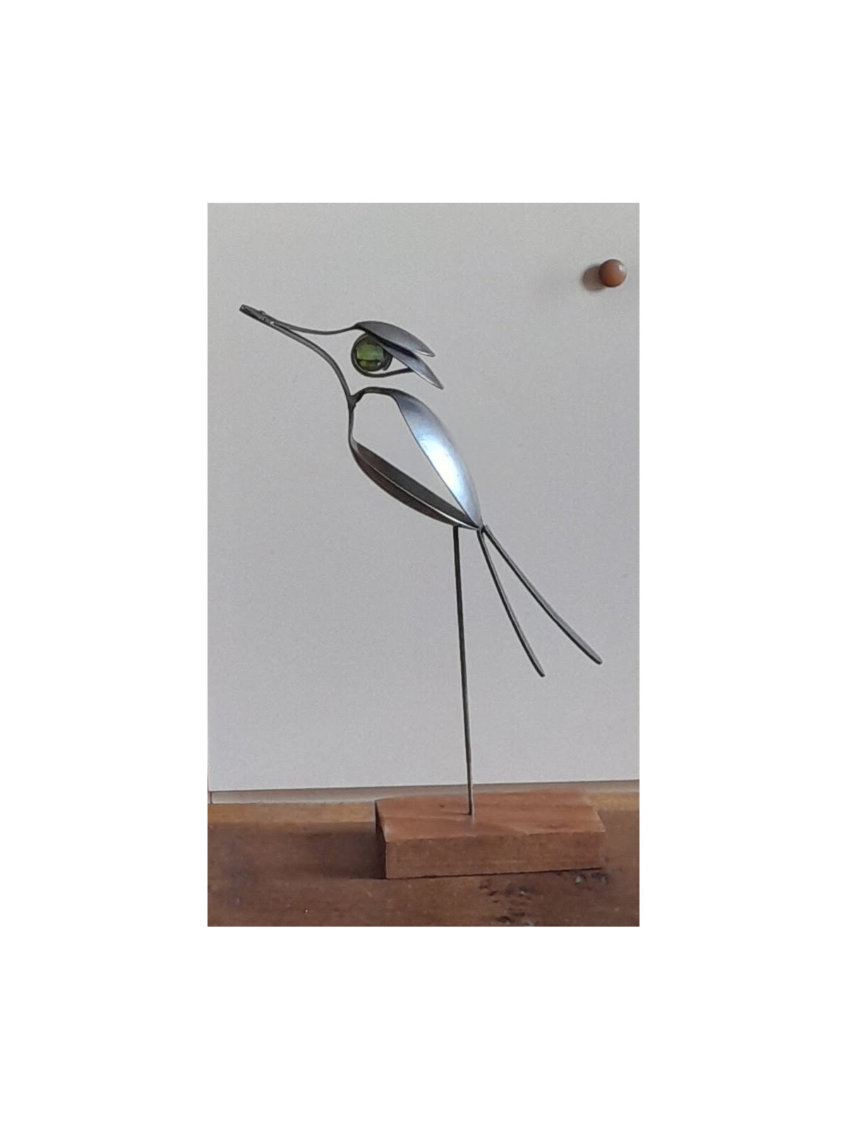 Sculpture métal, oiseau