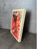 Photo sur bois femme indienne 15x20cm