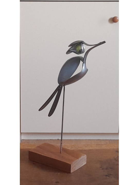 Sculpture métal, oiseau