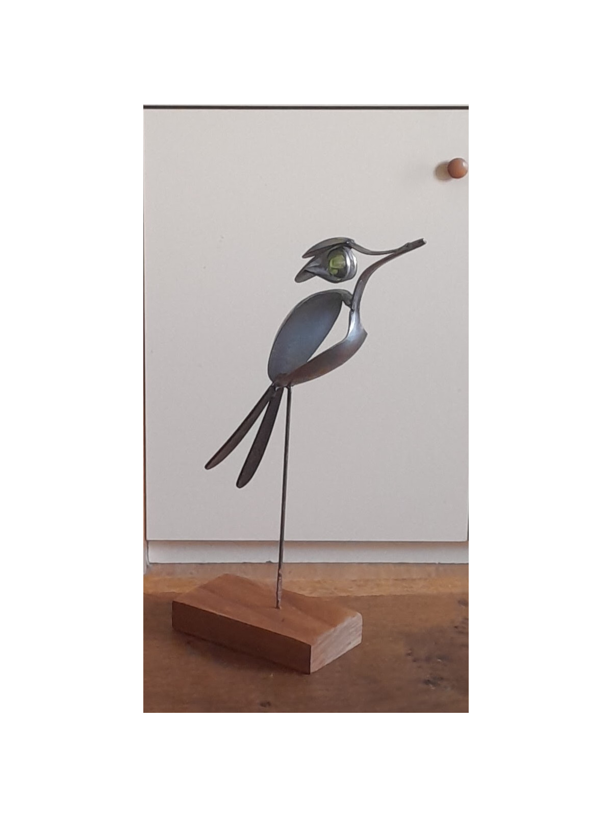 Sculpture métal, oiseau