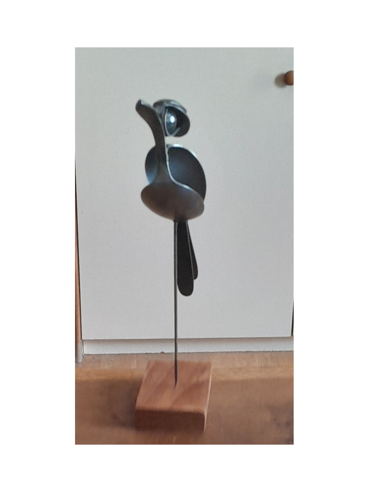 Sculpture métal, oiseau