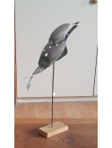 sculpture métal, oiseau