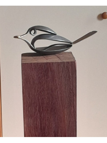 sculpture métal , oiseau