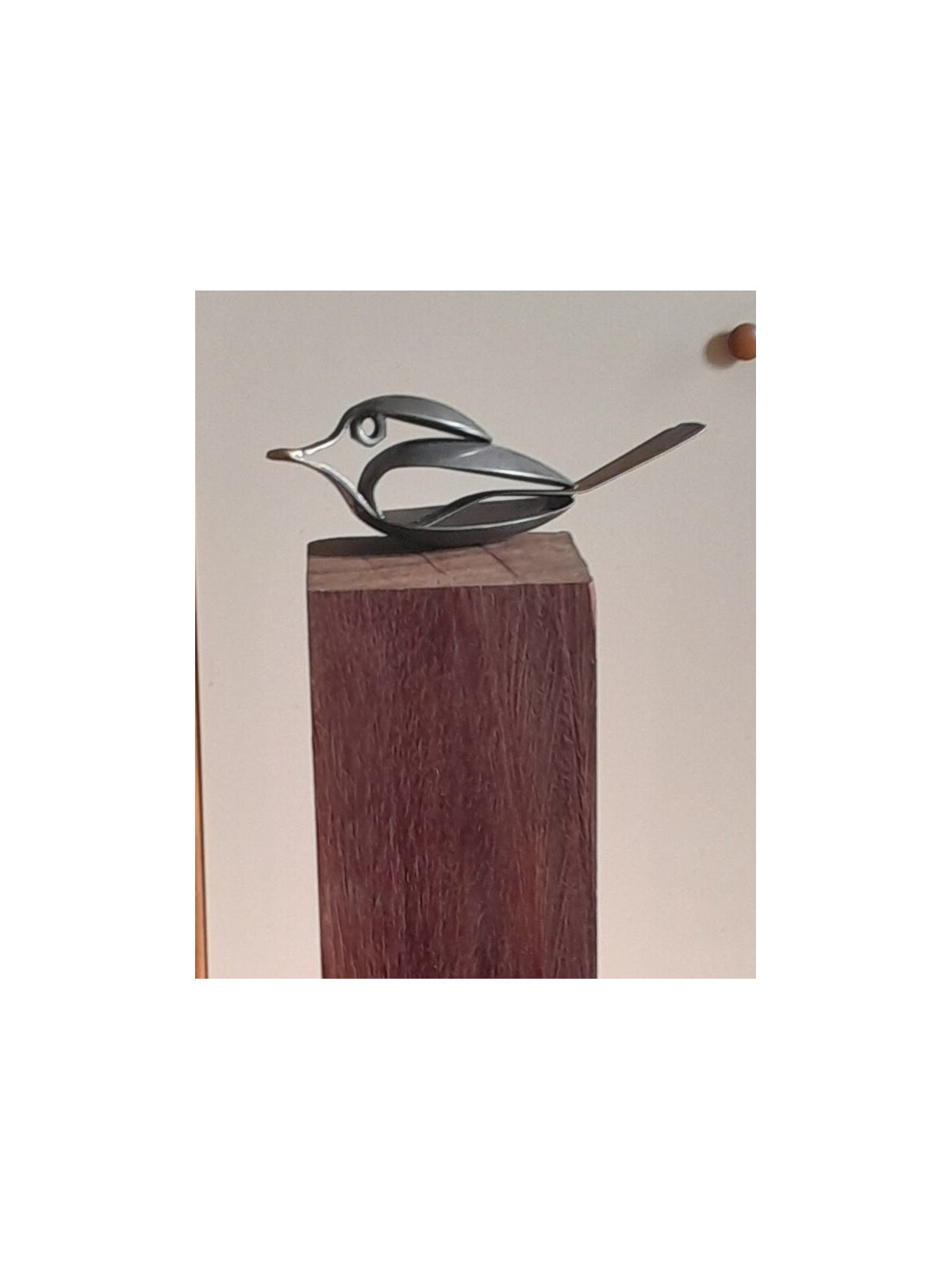 sculpture métal , oiseau