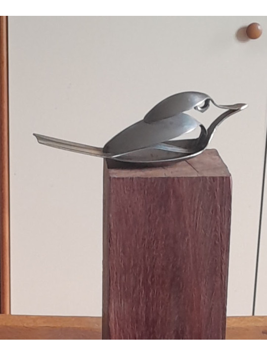 sculpture métal , oiseau