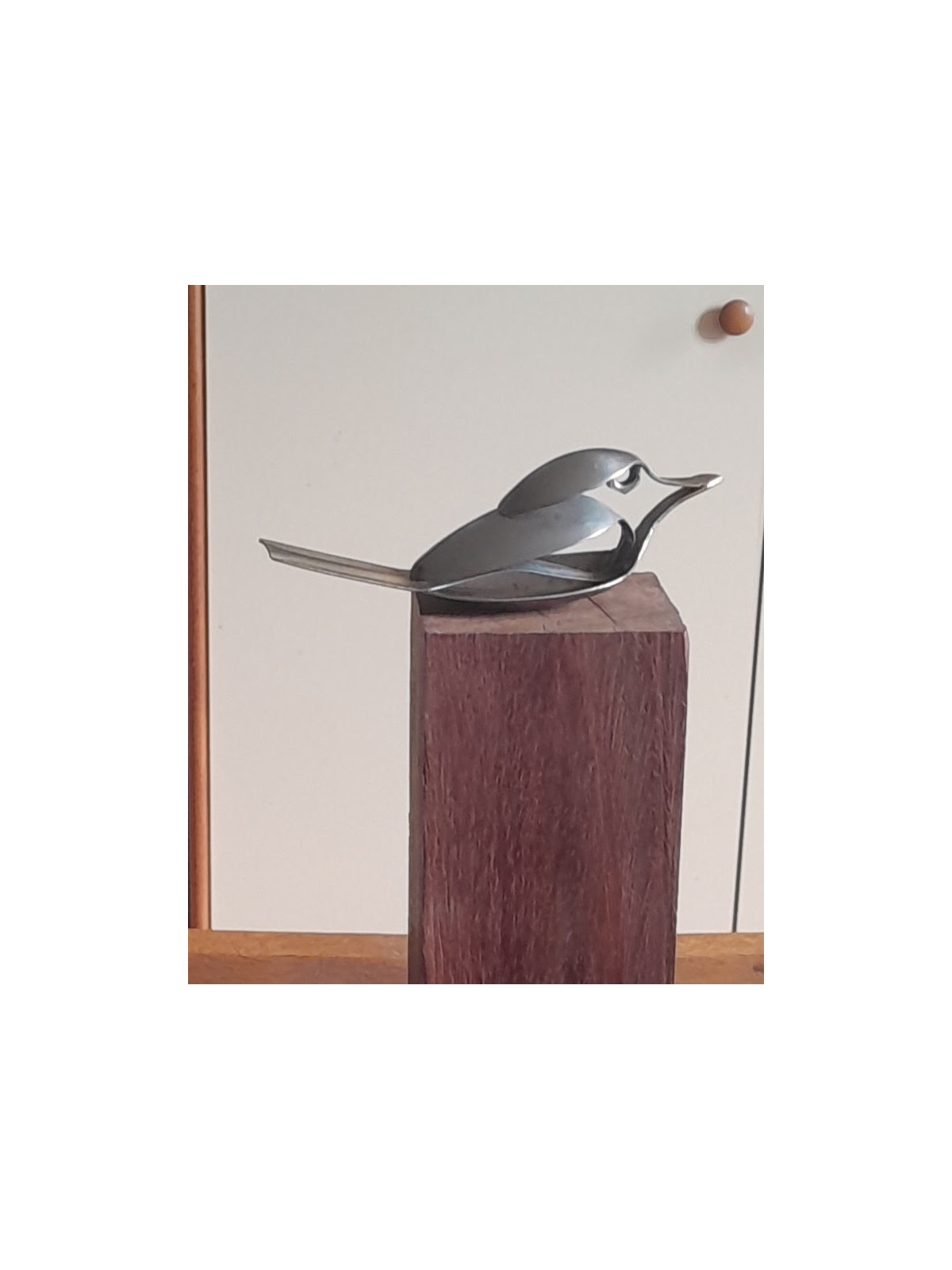 sculpture métal , oiseau