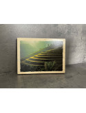 Photo sur bois rizières 15x20cm