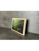 Photo sur bois rizières 15x20cm