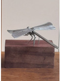 sculpture métal, libellule 