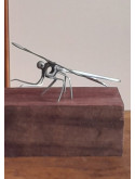 sculpture métal, libellule 