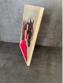 Photo sur bois femme et son cheval 20 x 30 cm