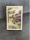 Photo sur bois maison en Chine 20x30cm