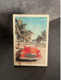 Photo sur bois voiture Cuba 20x30cm