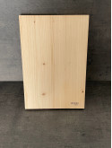 Photo sur bois fillette romantique victorienne 20x30cm