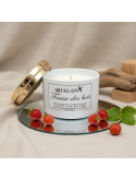 Bougie Fraise des Bois - Pot Blanc