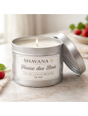 Bougie Fraise des Bois - Pot Gris