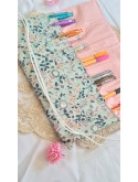 Pochette à pinceaux de maquillage, trousse à rouler