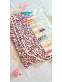 Pochette à pinceaux de maquillage, trousse à rouler