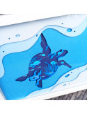 Cadre 3D marin tortue de mer 