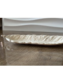 Vide-poche plume marbré beige