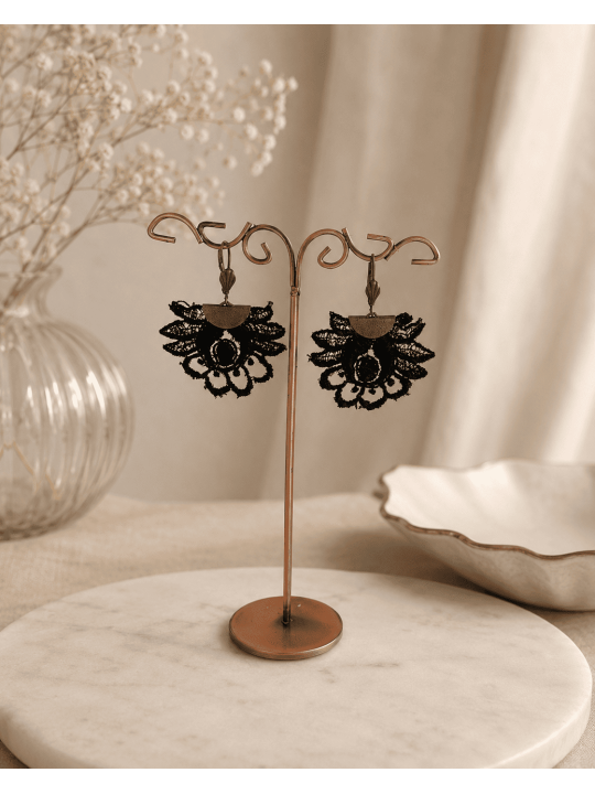 Boucles d'oreille élégance bohème glamour
