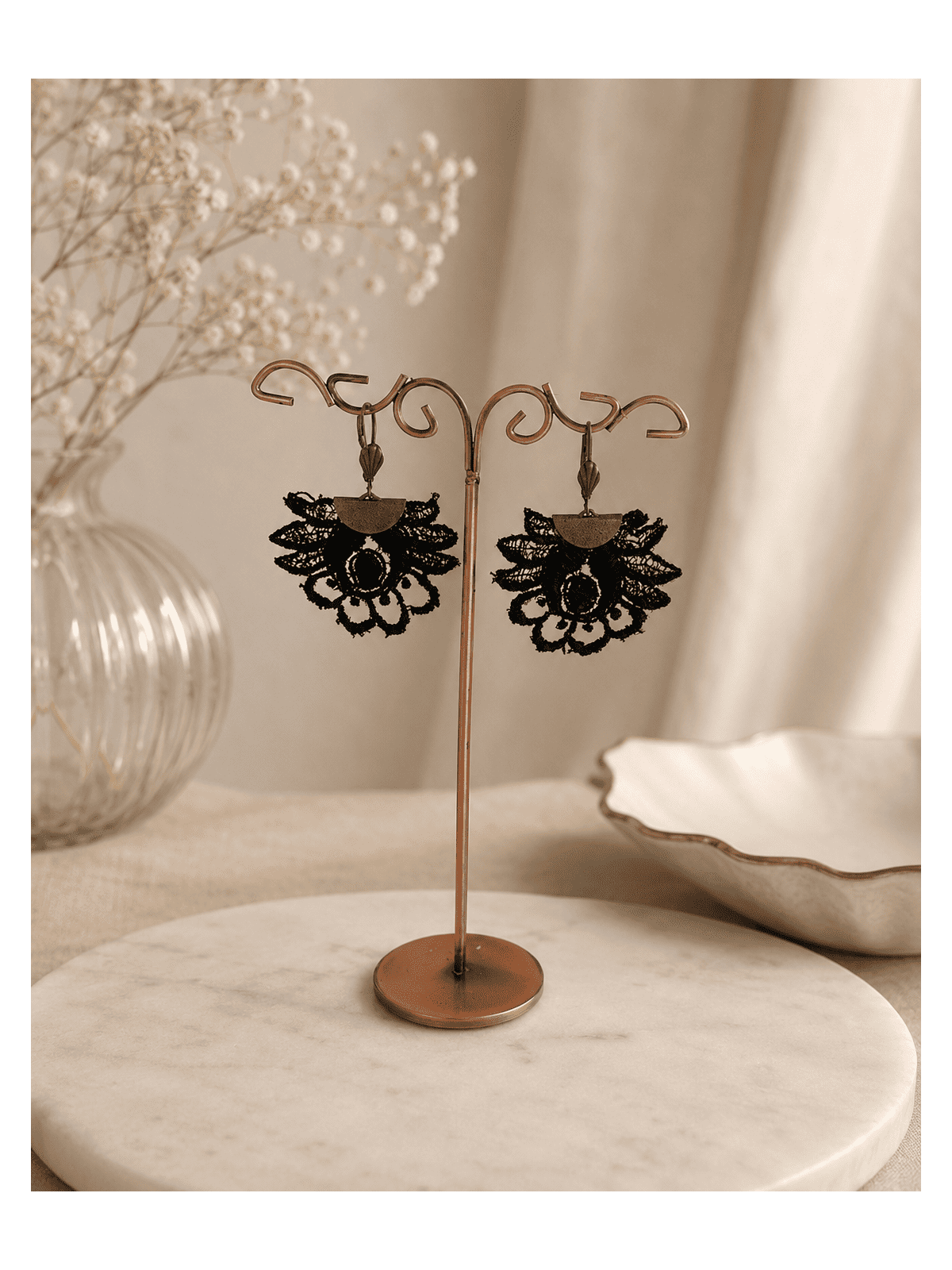 Boucles d'oreille élégance bohème glamour