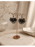 Boucles d'oreille élégance bohème glamour