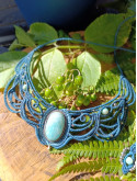 collier gorgone pierre amazonite
