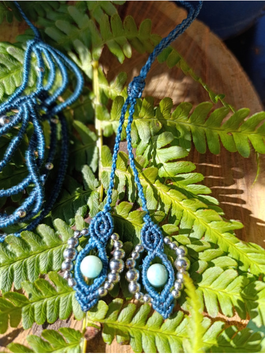 collier gorgone pierre amazonite