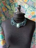 collier gorgone pierre amazonite