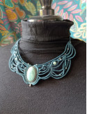 collier gorgone pierre amazonite