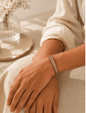 Bracelet femme strass dorés – Bijou bohème chic élégant