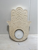 Main de fatma - support bougie chauffe-plat