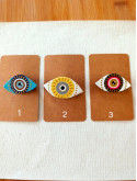 Broche oeil de nazar, oeil protecteur, oeil grec