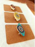 Broche oeil de nazar, oeil protecteur, oeil grec