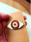 Broche oeil de nazar, oeil protecteur, oeil grec