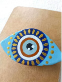 Broche oeil de nazar, oeil protecteur, oeil grec