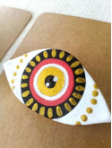 Broche oeil de nazar, oeil protecteur, oeil grec