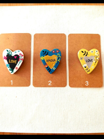Broche coeur 