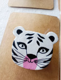Broches animaux en argile 