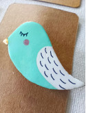 Broches animaux en argile 