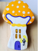 broche champignon peint à la main