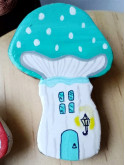 broche champignon peint à la main