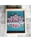 Cadre 3D lotus namasté