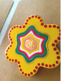 Broche fleur et cactus