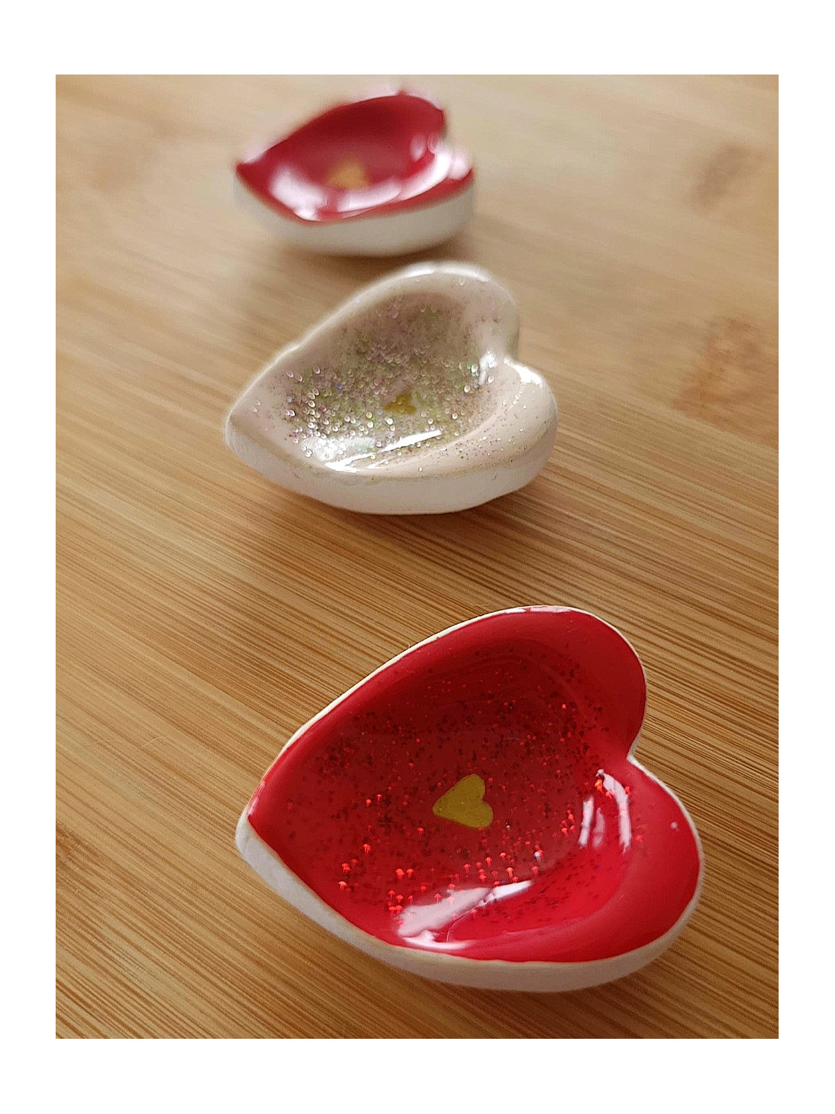câlin de poche/worry stone en argile fait main 